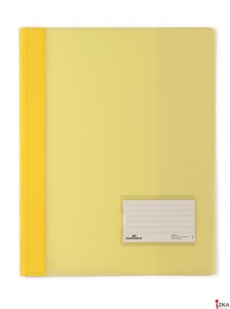 Skoroszyt DURALUX przezroczysty żółty DURABLE 268004