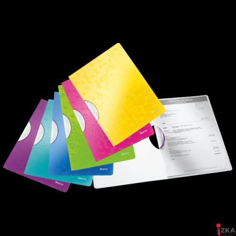 Skoroszyt z klipsem Leitz WOW, zielony 41850054