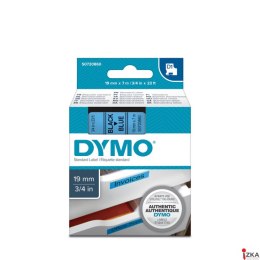 Taśma DYMO D1 - 19 mm x 7 m, czarny / niebieski S0720860 do drukarek etykiet (X)