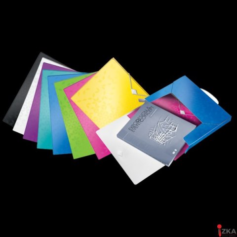 Teczka z gumką PP Leitz WOW, 30 mm, zielona 46290054