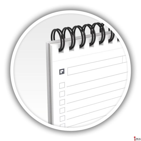 Blok notatnikowy OXFORD TASK MANAGER A5, 70kartek, spirala u góry, 400055727 (X)