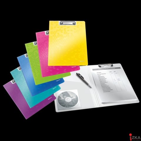 Deska z klipem i okładką Leitz WOW, żółta 41990016