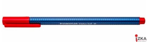 Długopis triplus ball, M, czerwony, Staedtler S 437 M-2
