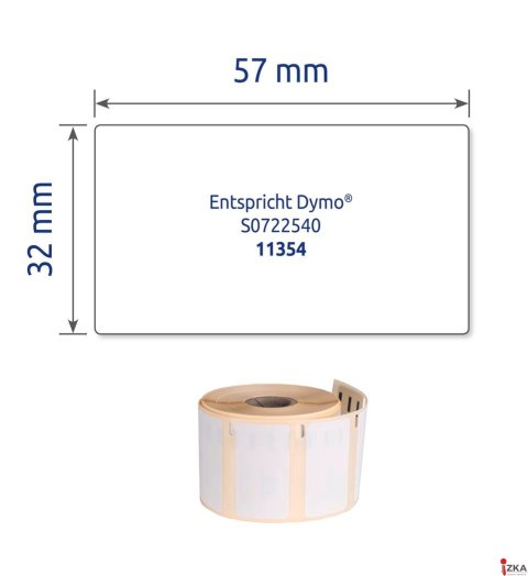 Etykiety uniwersalne ASS0722540 32x57 500 et. w rolce do termodruku, usuwalne, białe