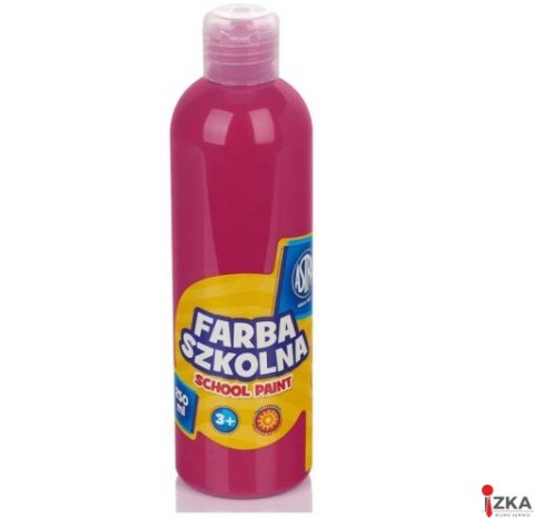 Farba szkolna Astra 250 ml - różowa, 301217013 (X)