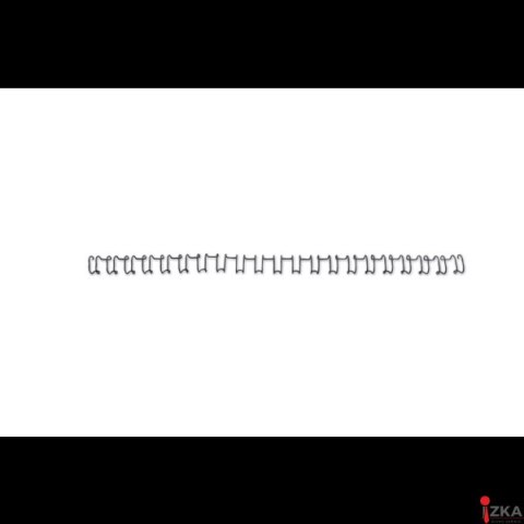 Grzbiety drutowe GBC A4 21L 10mm czarne (100szt) IB165221