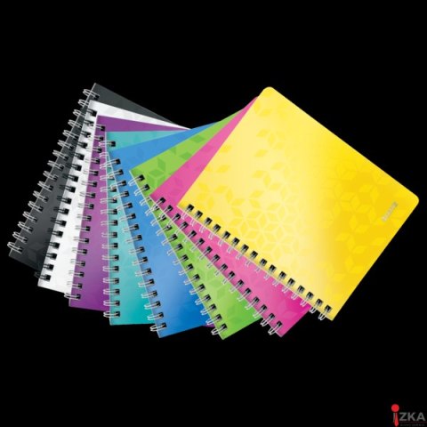 Kołonotatnik w kratkę A5 PP Leitz WOW, zielony 46410054