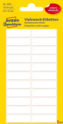 Minietykiety 3044 32 x 10 6ark. do opisywania ręcznego, Avery Zweckform (X)