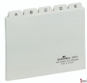 Przekładki A6 25 szt. 5/5 do kart. indeksami 25mm biały 366002 DURABLE A-Z (X)
