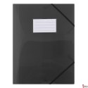 Teczka z gumką A4 PP z kiesz. 8568001PL-01 czarna BIELLA (X)