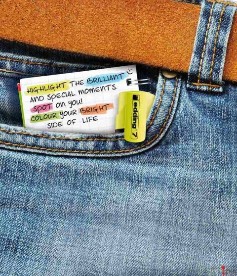 Zakreślacz MINI e-7 (100) 51.641 EDDING (X)