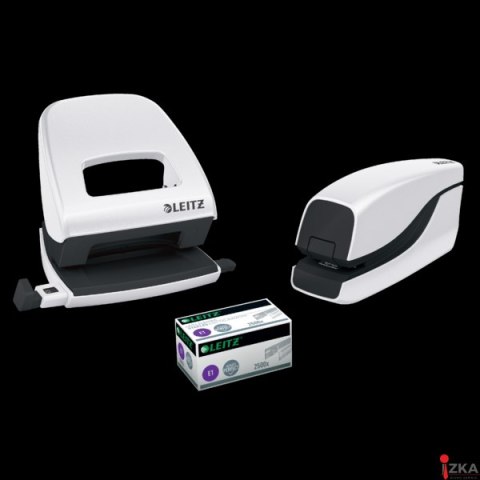 Zszywacz elektryczny na baterie WOW, biały, 3 lata gwarancji, 10 kartek 55661001