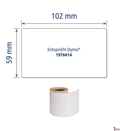 Etykiety Heavy Duty A1976414 59 x 102 50 et. w rolce do termodruku, poliestrowe, trwałe, białe, Avery Zweckform