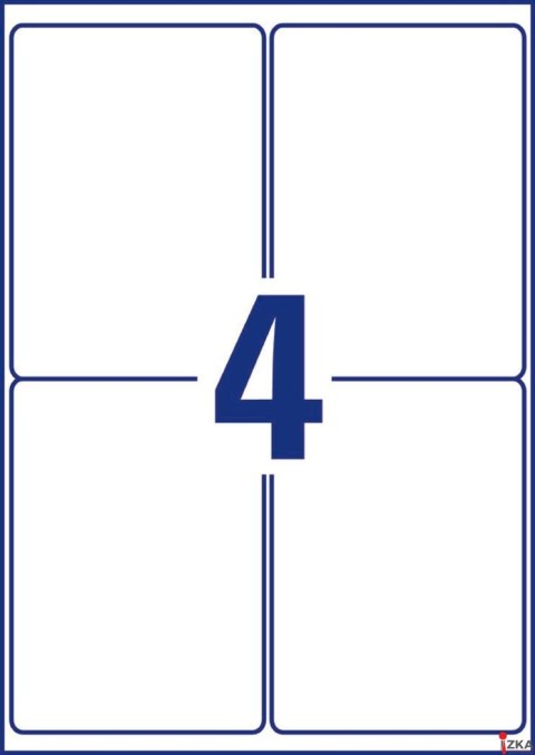 Etykiety Heavy Duty L4774REV-20 99,1 x 139 20ark białe, poliestrowe, usuwalne, Avery Zweckform