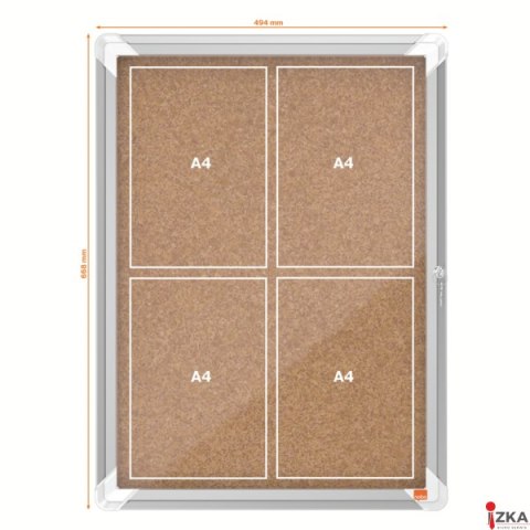 Gablota korkowa wewnętrzna Nobo Premium Plus 4xA4 1902561