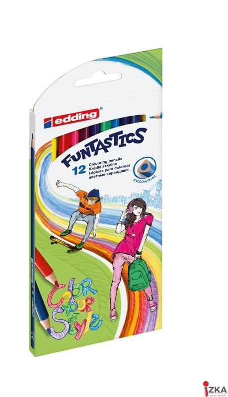 Kredki EDDING 12kol. COLOUR YOUR STYLE 5/12/C AX AMEX (X)