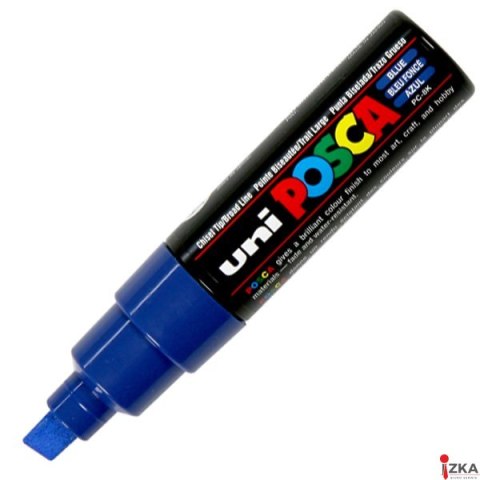 Marker z tuszem pigmentowym PC-8K niebieski POSCA UNPC8K/6NI