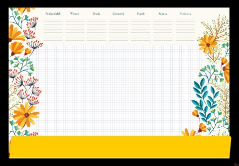 Podkład na biurko-Notes B3-KWIATY, SP-B3-03 Michalczyk i Prokop