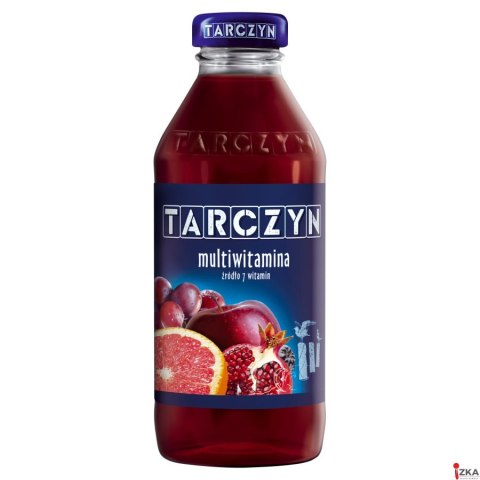 TARCZYN MULTIWITAMINA owoce czerwone 300ml butelka szkło SALE