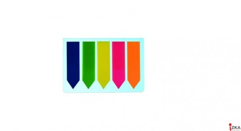 Zakładka indeksująca DOTTS 45x12 5x25kartek neonowa strzałka