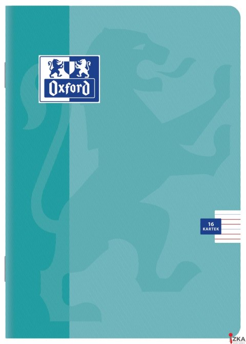 Zeszyt do nauki pisania linia podwójna kolorowa A5 16 kartek, OXFORD 400026764 (X)