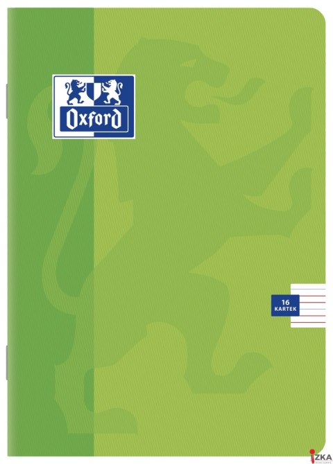 Zeszyt do nauki pisania linia podwójna kolorowa A5 16 kartek, OXFORD 400026764 (X)