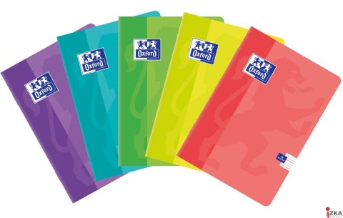 Zeszyt do nauki pisania linia podwójna kolorowa A5 16 kartek, OXFORD 400026764 (X)