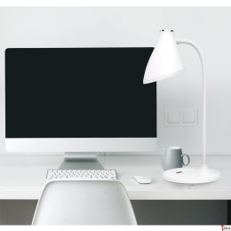 Lampka biurkowa biała akumulatorowa LED 5W VINTAGE PDL6730 USB Platinet