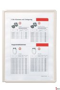 Panel informacyjny A4 PP szary 5606-10 (5szt.) ramka SHERPA DURABLE