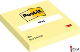 Bloczek samoprzylepny POST-IT (654), 76x76mm, 12x100 kart., żółty