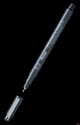 Cienkopis kalibrowany POINTLINER czarny 0,2 mm S20P-2A