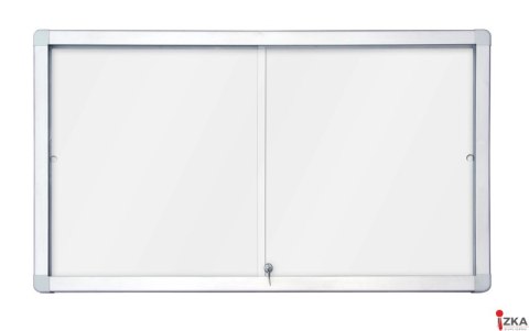 Gablota magnetyczno-suchościeralna 2x3 94x68 (8xA4) z przesuwanymi drzwiami GS18A4PD
