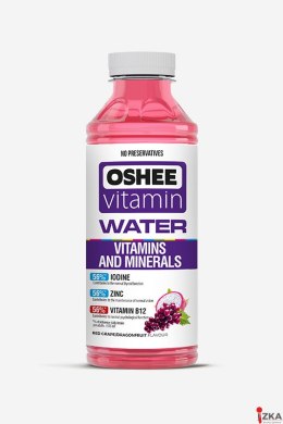 Napój OSHEE Vitamin Water witaminy i minerały o smaku czerwonych winogron 555 ml