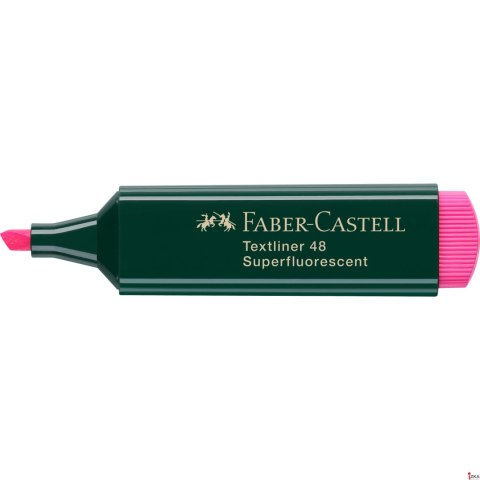 Zakreślacz TEXTLINER 48 różowy FABER-CASTELL 154828 FC