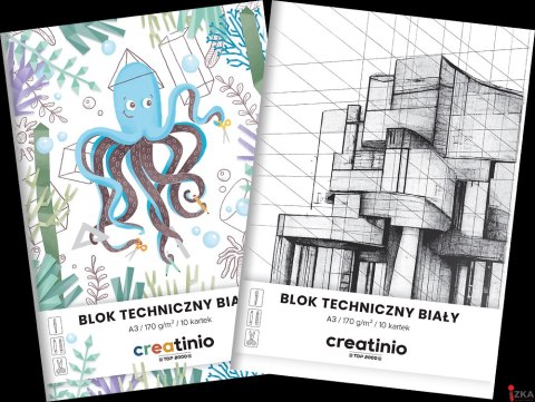 Blok techniczny Top 2000 Creatinio A3 10 kartek 170 g biały 400176668