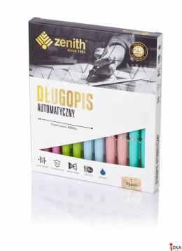 Długopis automatyczny Zenith 7 Pastel mix kolorów, 4071010