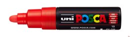 Marker z tuszem pigmentowym PC-7M czerwony POSCA UNPC7M/6CE