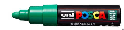 Marker z tuszem pigmentowym PC-7M zielony POSCA UNPC7M/6ZI