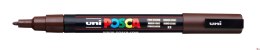 Marker z tuszem pigmentowym PC-3M ciemno-brązowy POSCA UNPC3M/DCBR