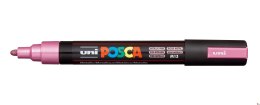 Marker z tuszem pigmentowym PC-5M metalic różowy POSCA UNPC5M/DMETRO