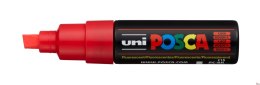 Marker z tuszem pigmentowym PC-8K fluorescencyjny czerwony POSCA UNPC8K/6FLUCE