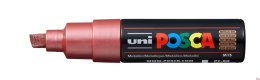 Marker z tuszem pigmentowym PC-8K metalic czerwony POSCA UNPC8K/6METCE