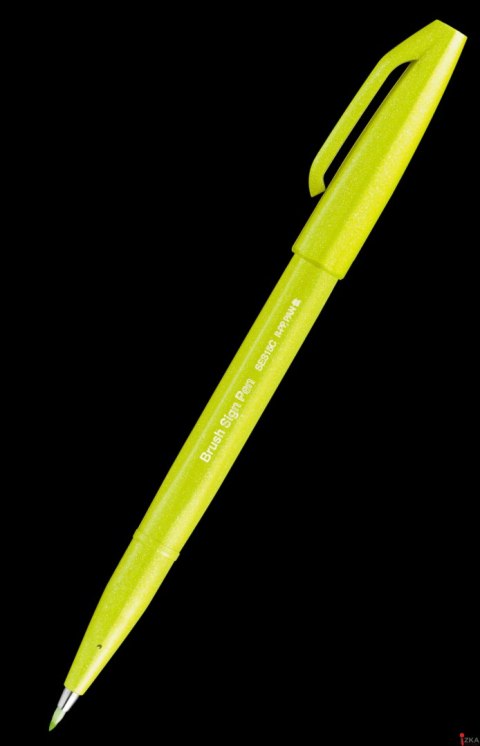 PISAK PĘDZELKOWY DO KALIGRAFII BRUSH SIGN PEN SES15C-K2 limonkowy Pentel PISAK PĘDZELKOWY DO KALIGRAFII BRUSH SIGN PEN SES15C-K2 limonkowy Pentel