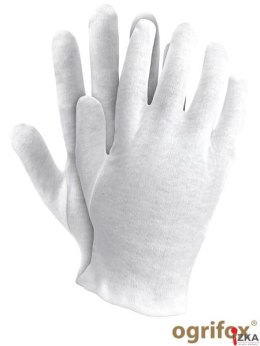 Rękawiczki białe cienkie bawełniane rozmiar 10 OGRIFOX OX-UNDER W 10 norma EN420