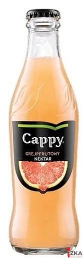 Sok CAPPY 0,3l grapefuit szklana butelka 24 sztuki