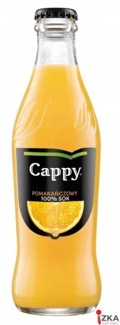 Sok CAPPY 0,3l pomarańcz szklana butelka 24 sztuki