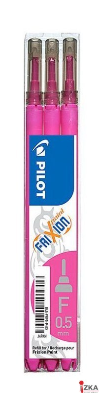 Wkład FRIXION POINT 0.5 różowy PIRBLS-FRP5-P-S3 PILOT opakowanie 3szt.