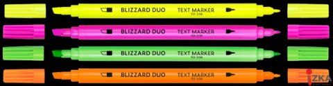 Zakreślacze tekstu BLIZZARD DUO żółty TO-338 Toma