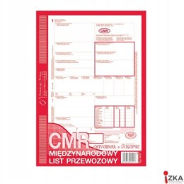 800-1 CMR Międzynarodowy list przewozowy (1+3), A4 80 kartek, MICHALCZYK&PROKOP