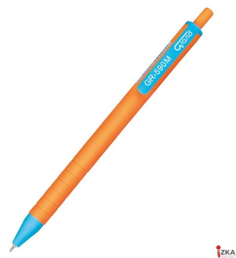 Długopis automatyczny niebieski 0,7 GRAND GR-590M 160-2184